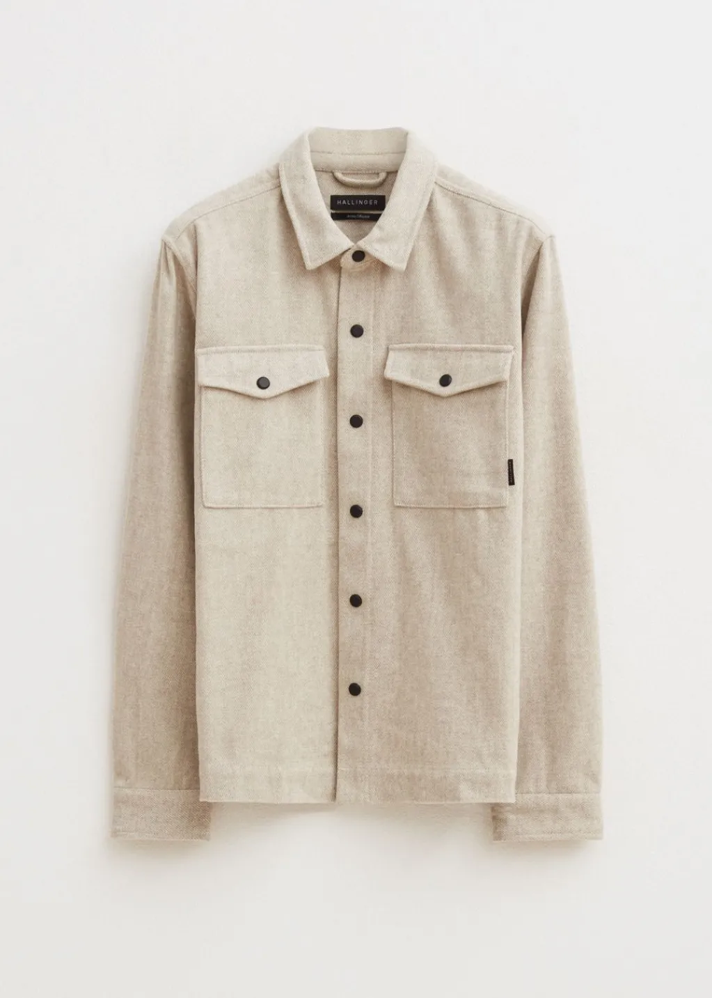 Overshirts<The Sting Overshirt van wolmix taupe, light