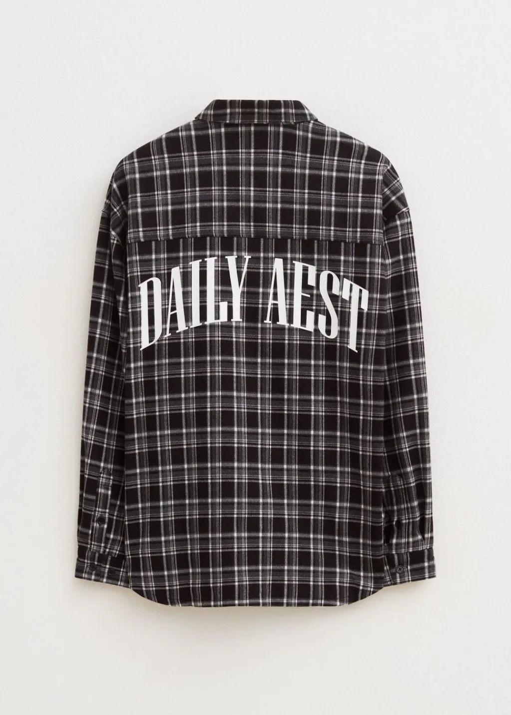 Overshirts<The Sting Oversized geruit overshirt zwart