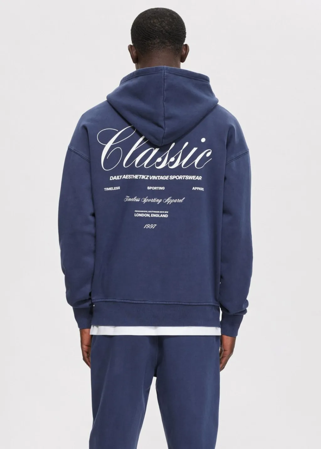Sweaters En Hoodies<The Sting Oversized hoodie donkerblauw