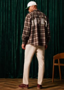 Overshirts<The Sting Oversized overshirt met merk bruin