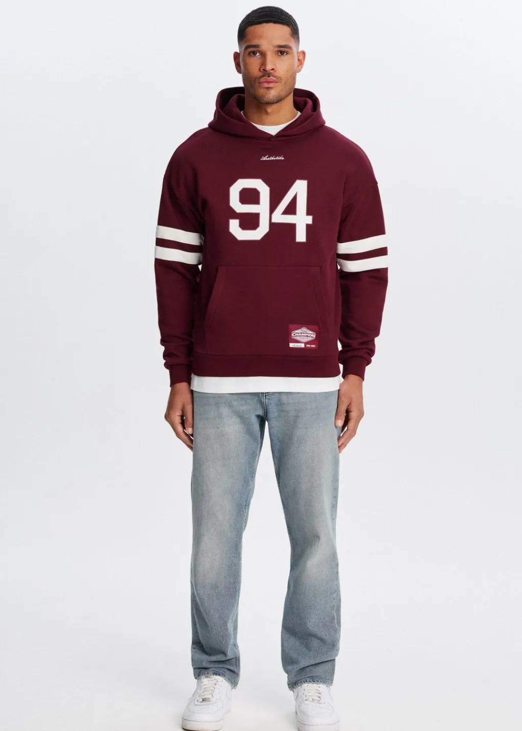 Sweaters En Hoodies<The Sting Oversized sport hoodie bordeaux