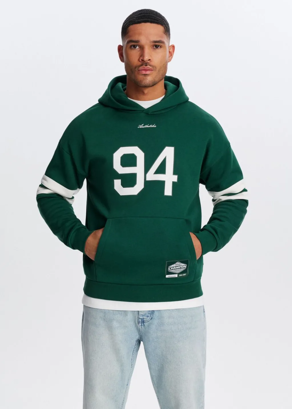 Sweaters En Hoodies<The Sting Oversized sport hoodie groen, college