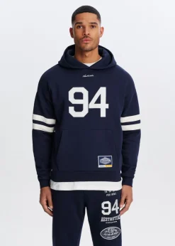 Sweaters En Hoodies<The Sting Oversized sport hoodie donkerblauw