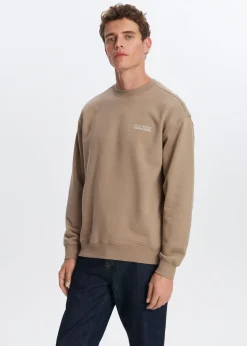 Sweaters En Hoodies<The Sting Oversized sweater met logo lichtbruin