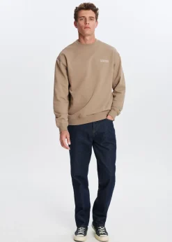 Sweaters En Hoodies<The Sting Oversized sweater met logo lichtbruin