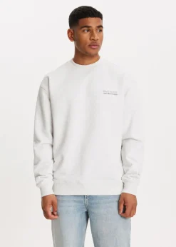 Sweaters En Hoodies<The Sting Oversized sweater met logo grijs gem&ecirc;leerd