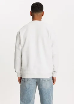 Sweaters En Hoodies<The Sting Oversized sweater met logo grijs gemêleerd