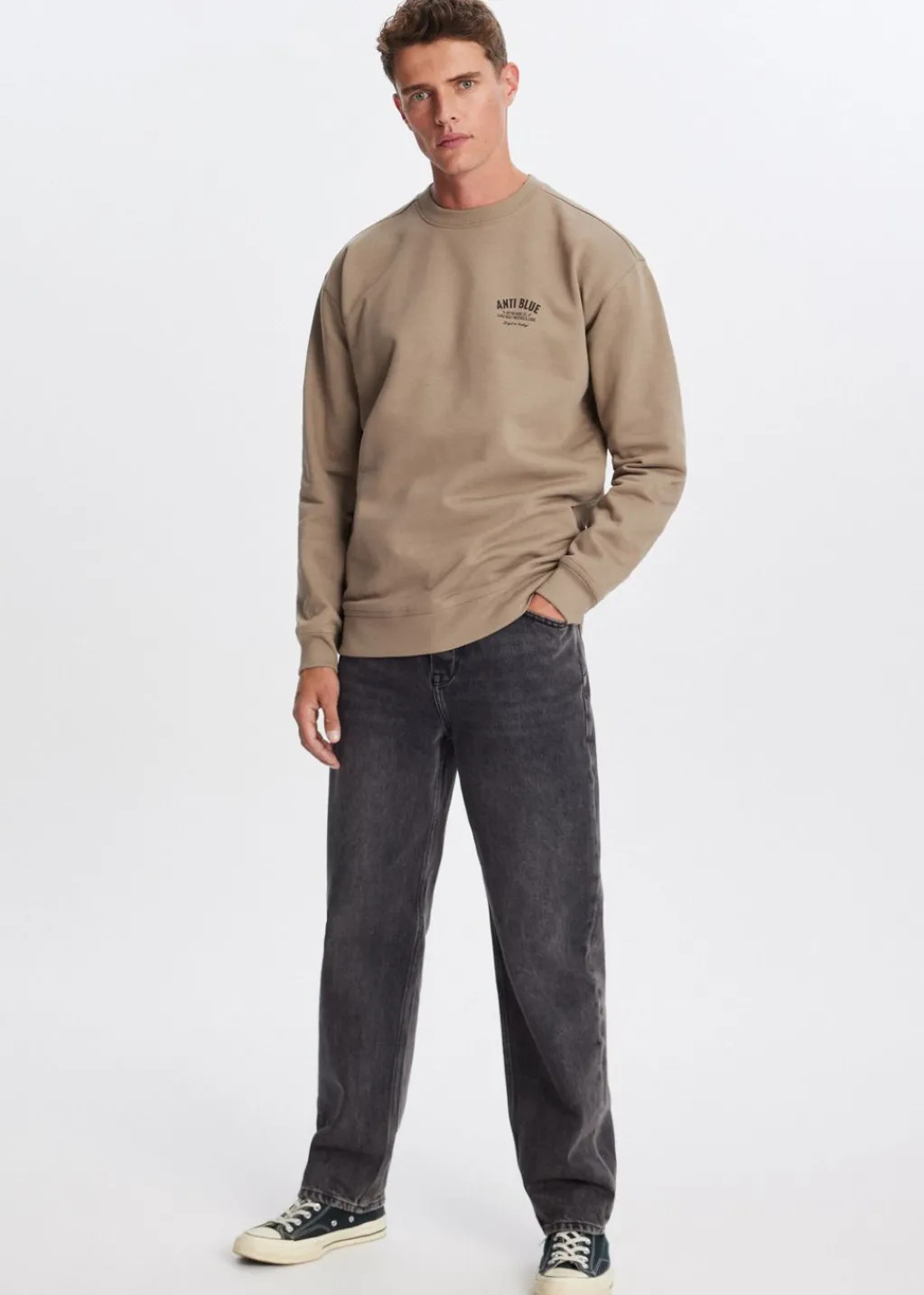 Sweaters En Hoodies<The Sting Oversized sweater retro ride lichtbruin
