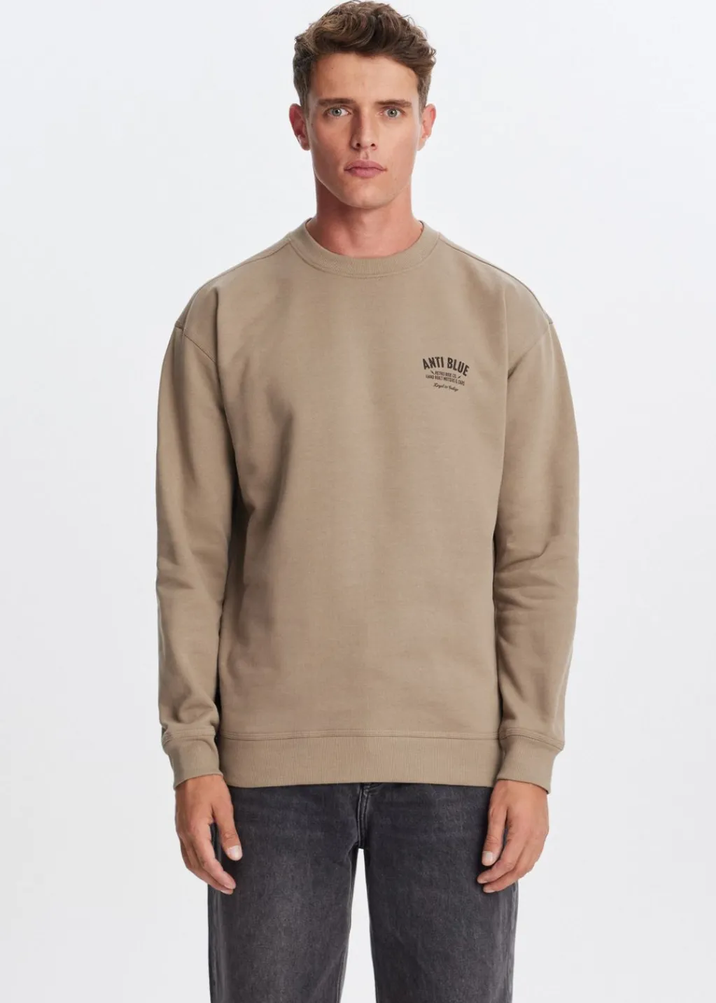 Sweaters En Hoodies<The Sting Oversized sweater retro ride lichtbruin