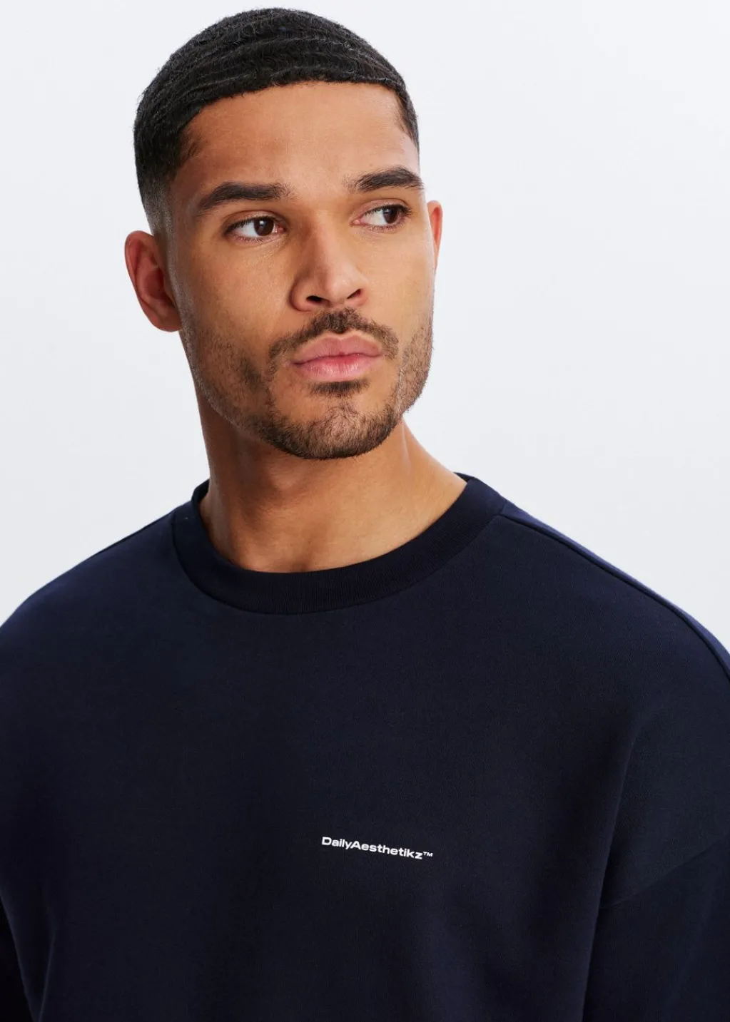 Sweaters En Hoodies<The Sting Oversized trademark sweater donkerblauw