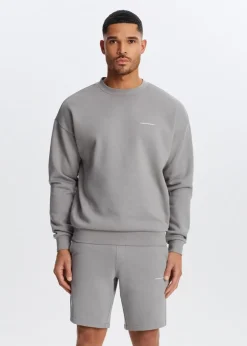 Sweaters En Hoodies<The Sting Oversized trademark sweater middengrijs