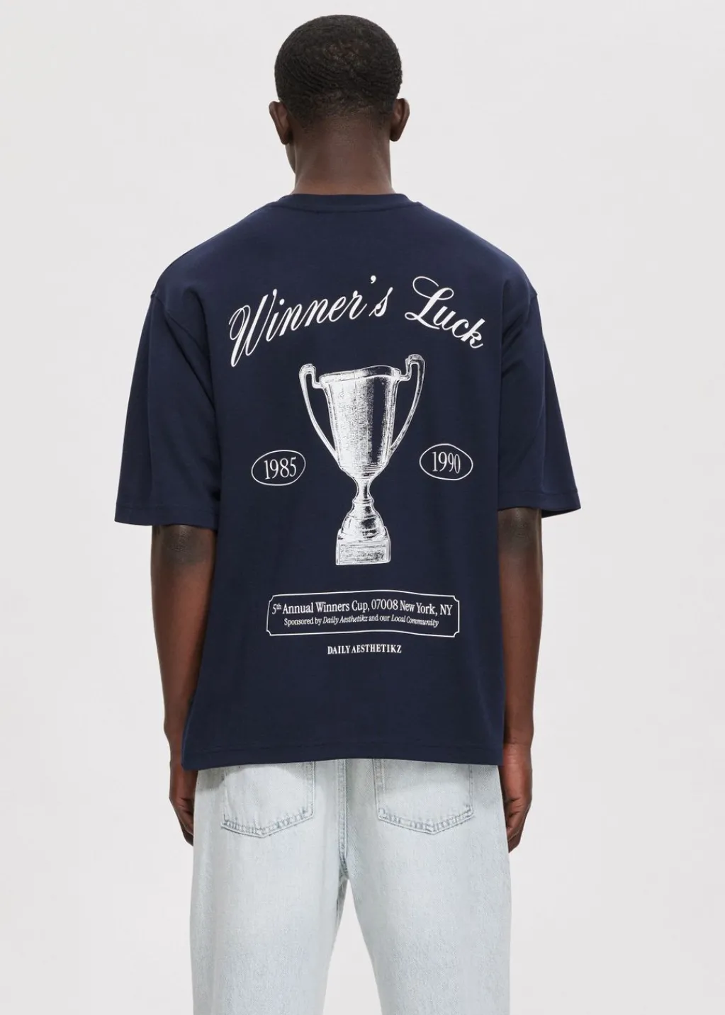 T-Shirts<The Sting Oversized t-shirt winner's luck donkerblauw