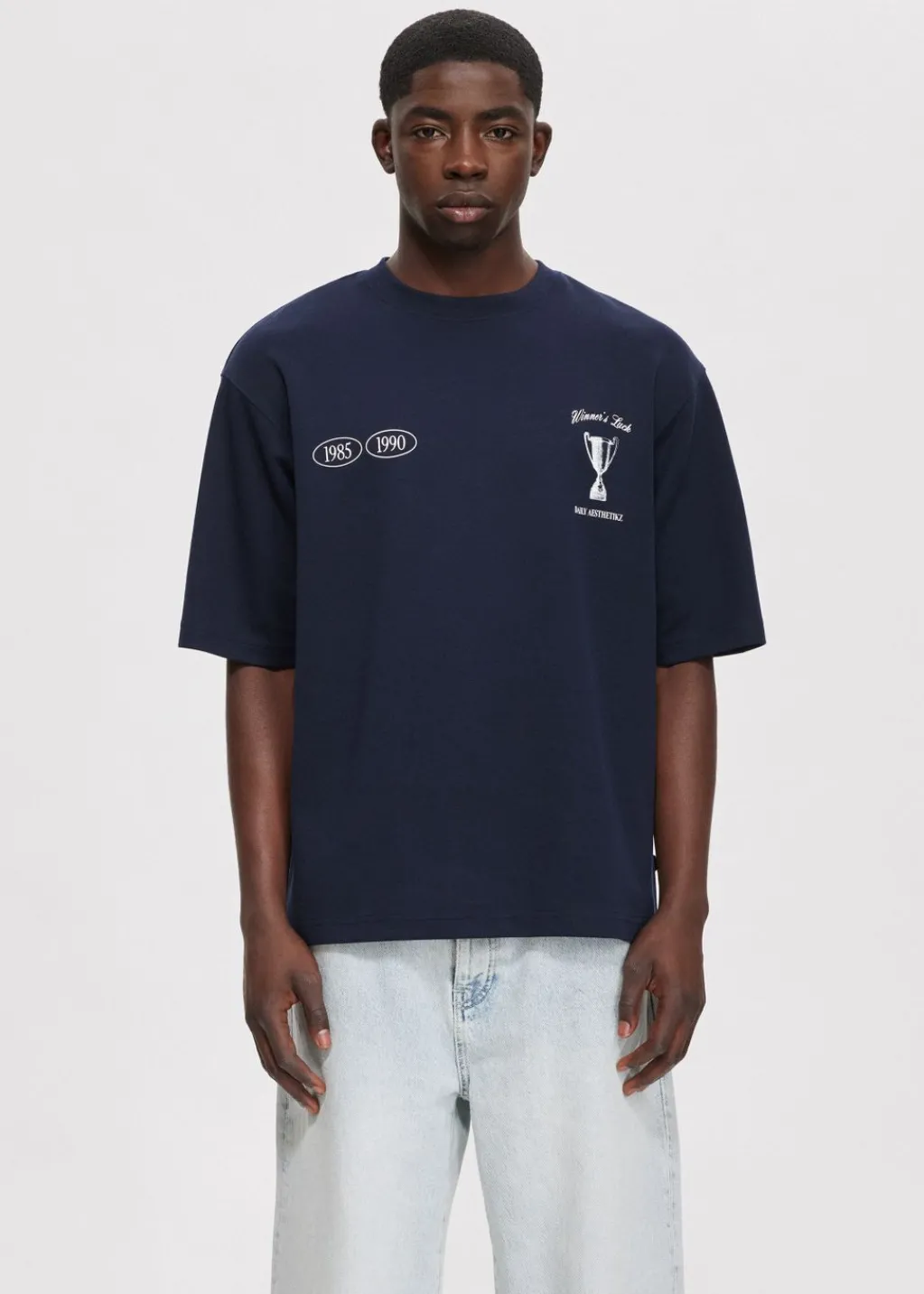 T-Shirts<The Sting Oversized t-shirt winner's luck donkerblauw