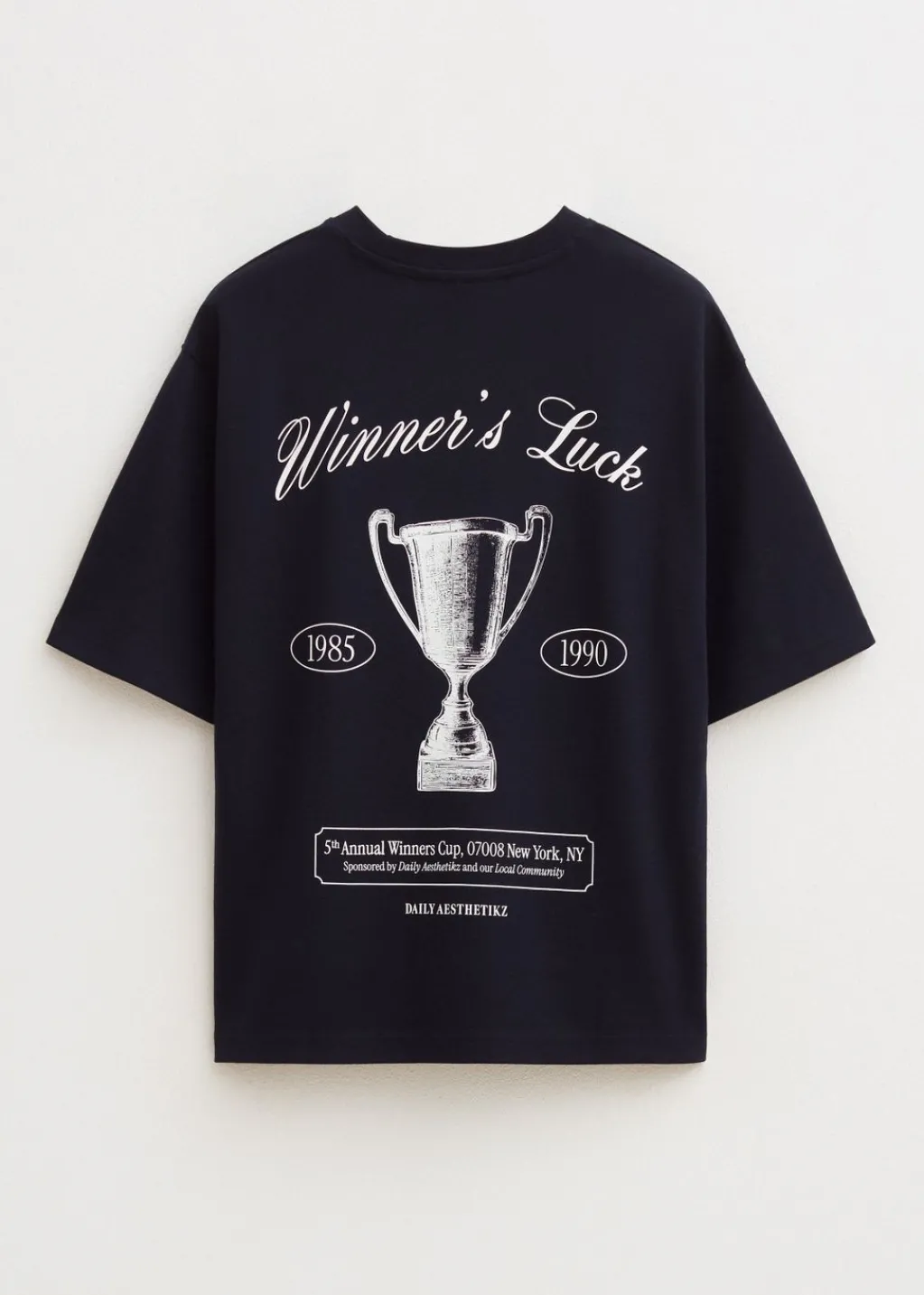 T-Shirts<The Sting Oversized t-shirt winner's luck donkerblauw