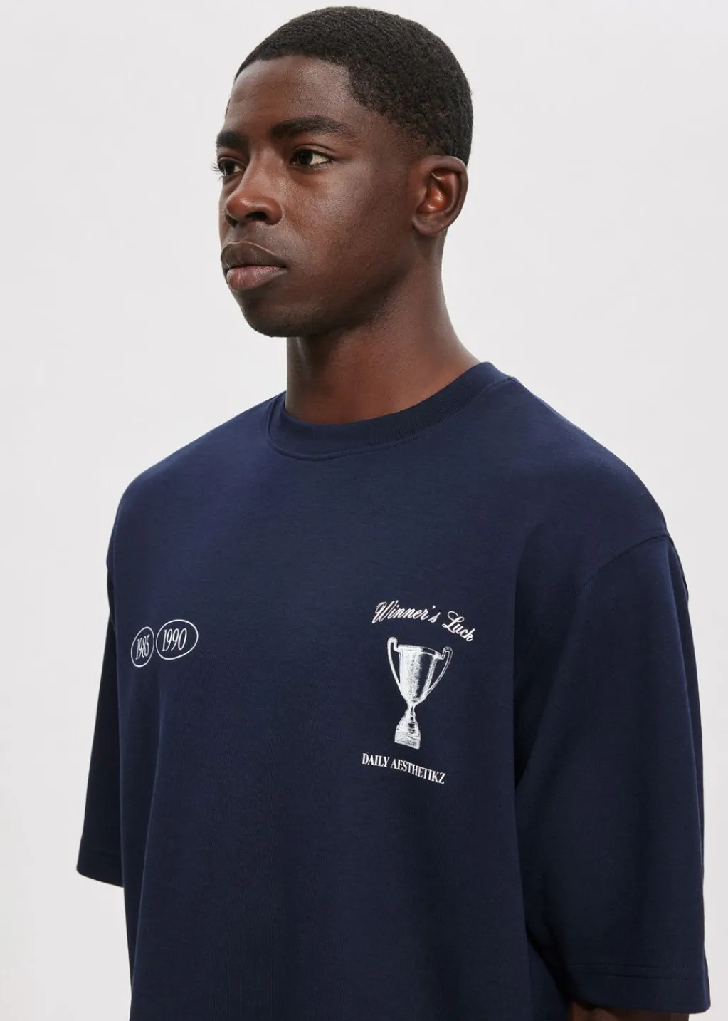 T-Shirts<The Sting Oversized t-shirt winner's luck donkerblauw