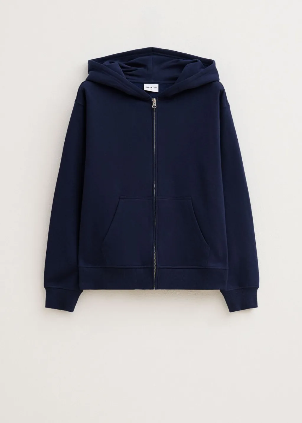 Basics|Truien En Vesten<The Sting Oversized vest met rits donkerblauw