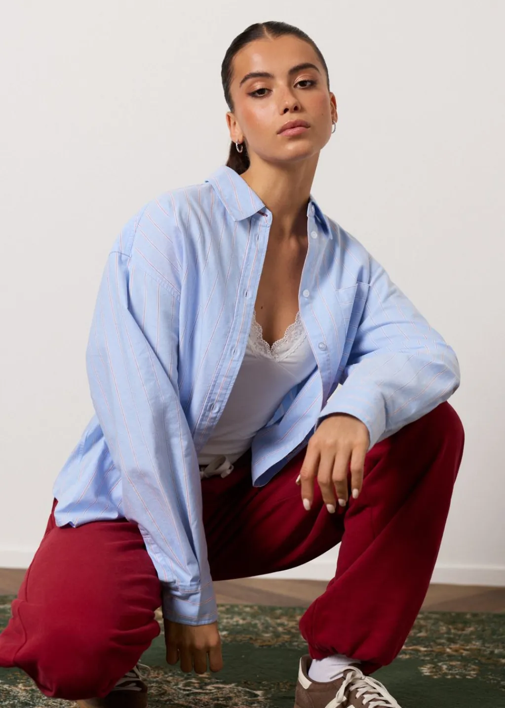 Blouses<The Sting Oxford blouse meerkleurig