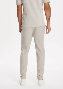 Broeken<The Sting Pantalon met gemêleerde look zand