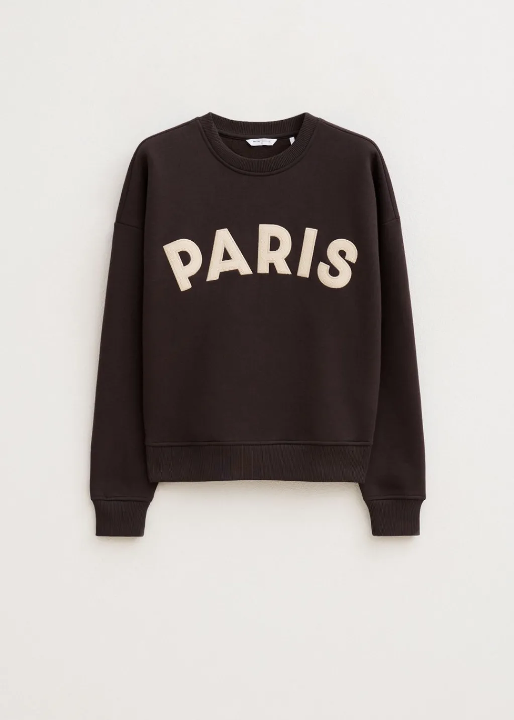 Sweaters En Hoodies<The Sting Paris geborduurde sweater donkerbruin