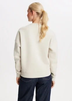Sweaters En Hoodies<The Sting Paris geborduurde sweater lichtzand