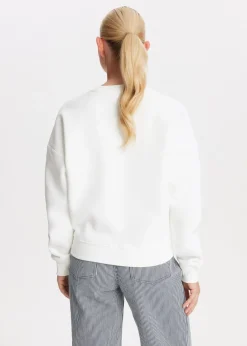Sweaters En Hoodies<The Sting Paris geborduurde sweater wit, off-white