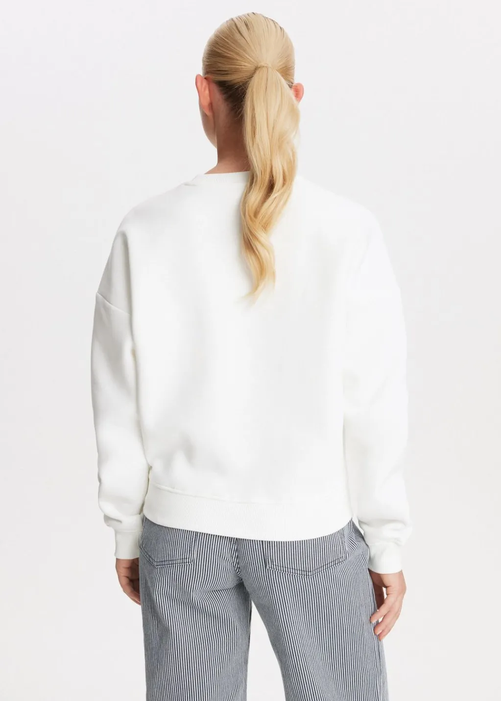 Sweaters En Hoodies<The Sting Paris geborduurde sweater wit, off-white