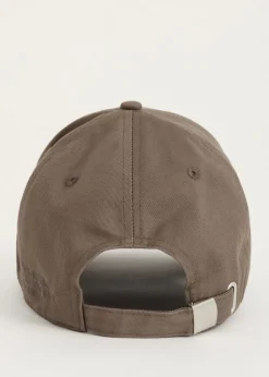 Petten<The Sting Pet met merk logo taupe, dark