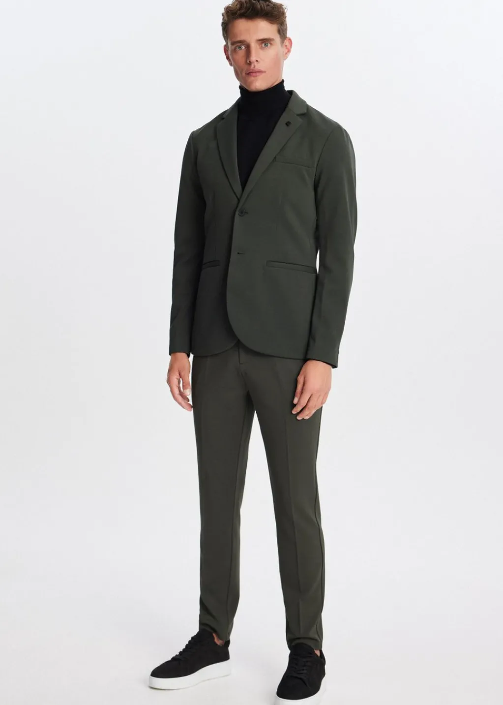 Blazers<The Sting Piqué blazer donkergroen