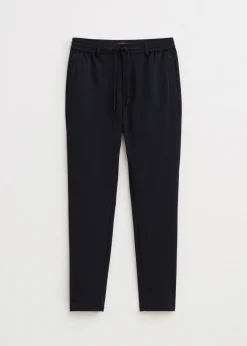 Broeken<The Sting Piqué chino slim fit donkerblauw