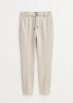 Broeken<The Sting Piqué chino slim fit zand
