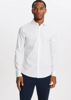Overhemden<The Sting Poplin overhemd wit