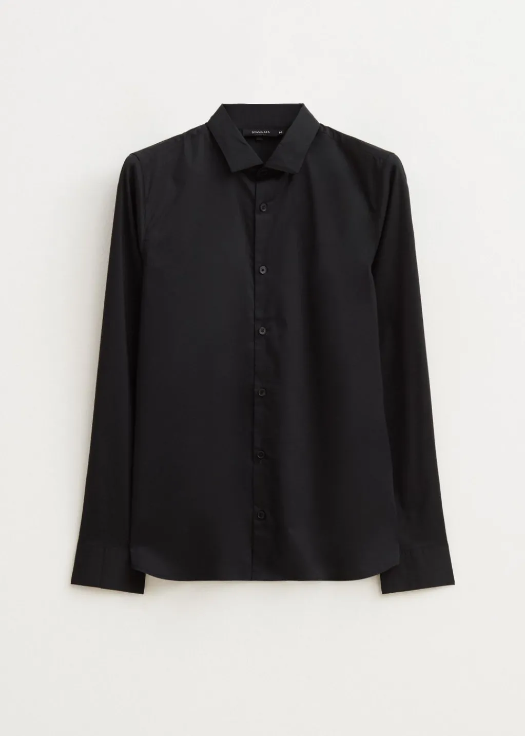 Overhemden<The Sting Poplin overhemd zwart