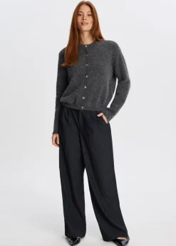 Truien En Vesten<The Sting Premium vestje antraciet gemêleerd