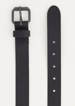 Riemen<The Sting Riem leer zwart
