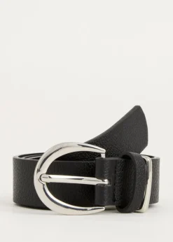 Riemen<The Sting Riem met metalen gesp zilver