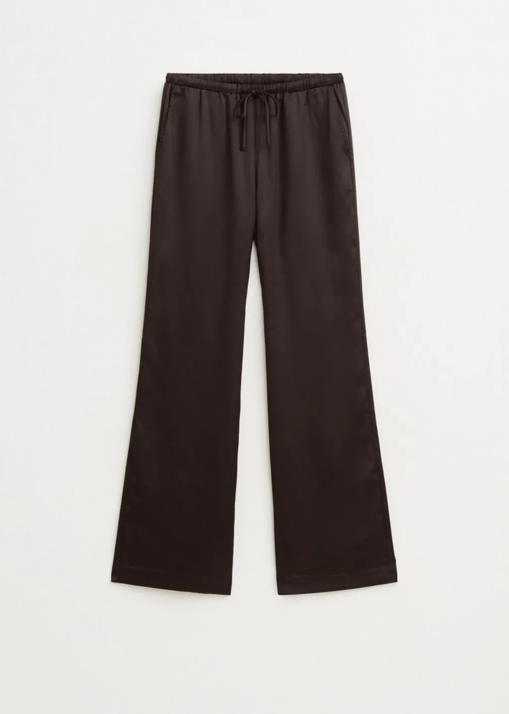 Broeken<The Sting Satijnen broek donkerbruin