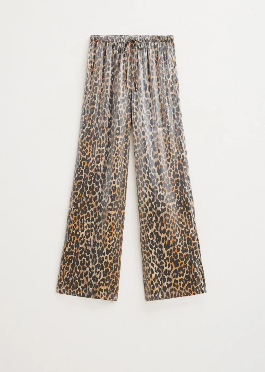 Broeken<The Sting Satijnen leopard broek meerkleurig