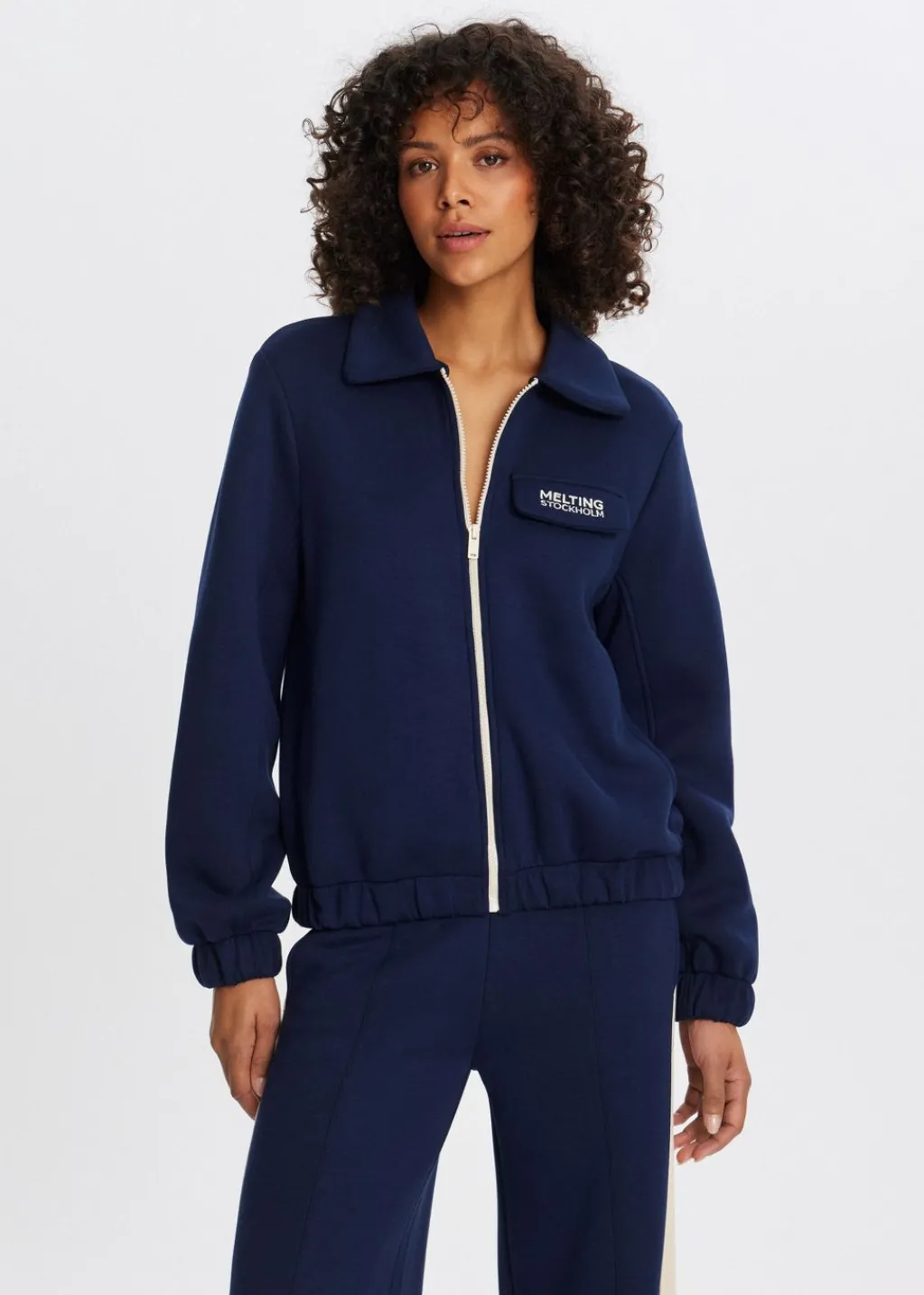 Truien En Vesten<The Sting Scuba sweatvest donkerblauw