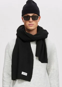 Sjaals<The Sting Sjaal met label zwart