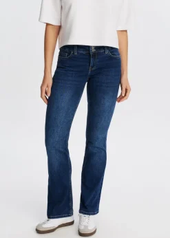 Jeans<The Sting Soft flared jeans donkerblauw