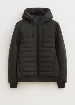Jassen<The Sting Softshell jas groen, grijs