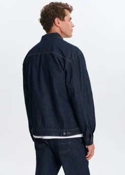 Jassen<The Sting Spijkerjas met knopen blauw rinsed