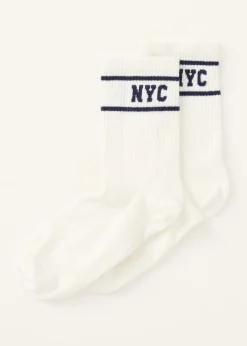 Sokken<The Sting Sporty sokken met NYC wit