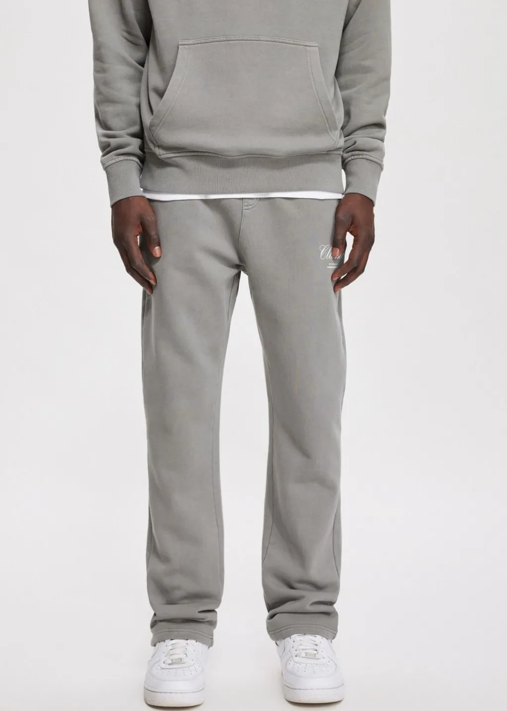 Broeken<The Sting Straight leg joggingbroek grijs
