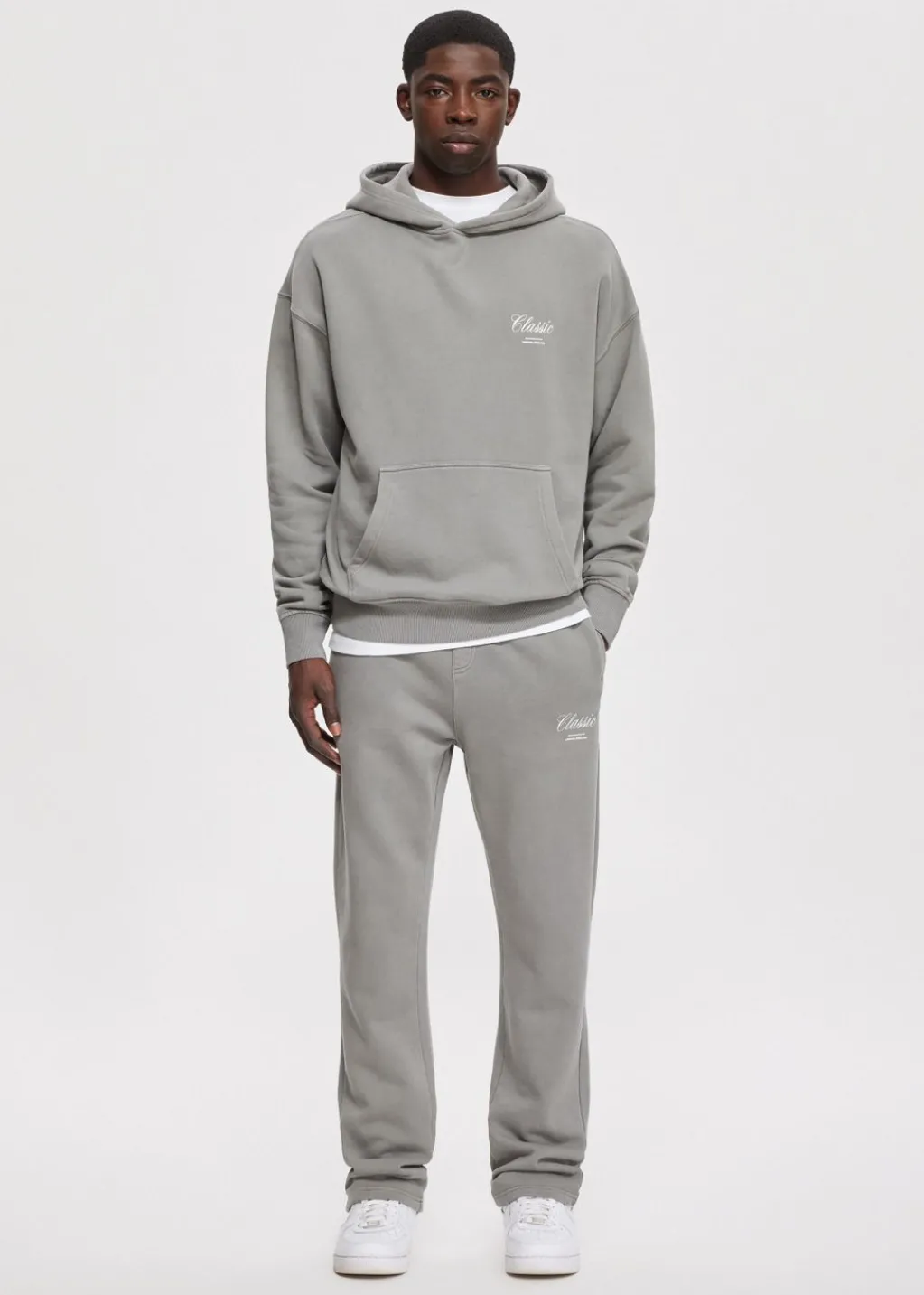 Broeken<The Sting Straight leg joggingbroek grijs