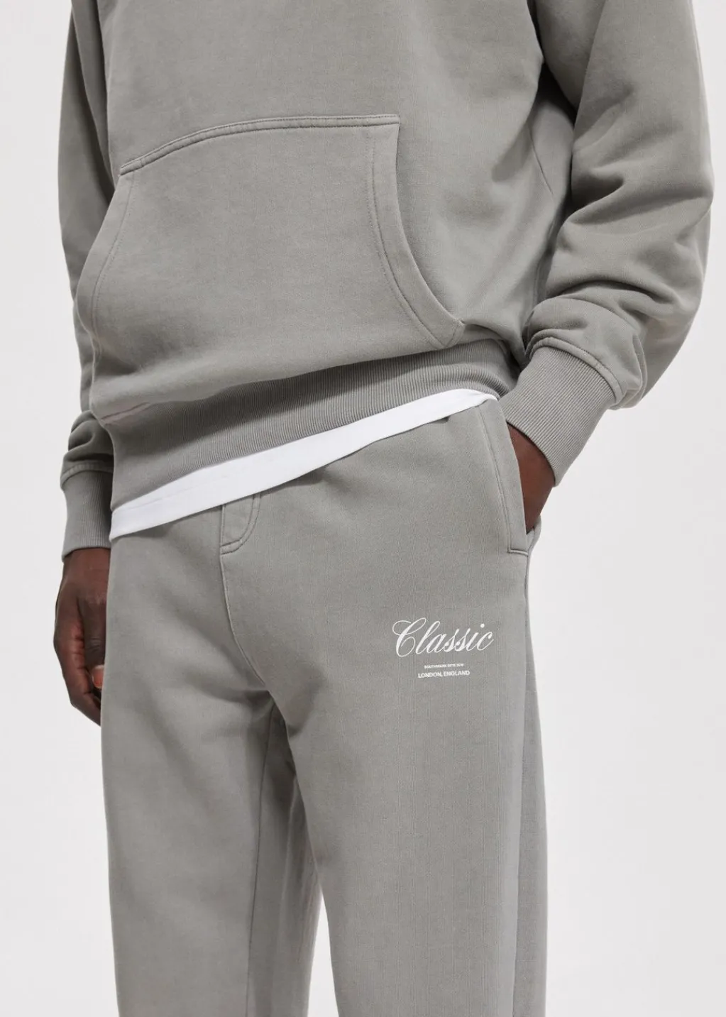 Broeken<The Sting Straight leg joggingbroek grijs
