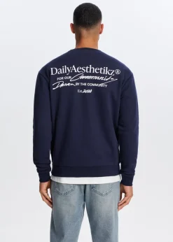Sweaters En Hoodies<The Sting Sweater community donkerblauw