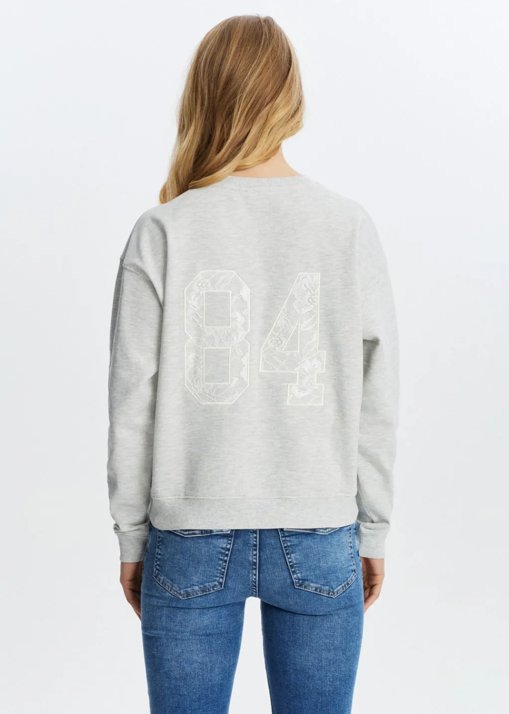 Sweaters En Hoodies<The Sting Sweater met backprint grijs, licht melee