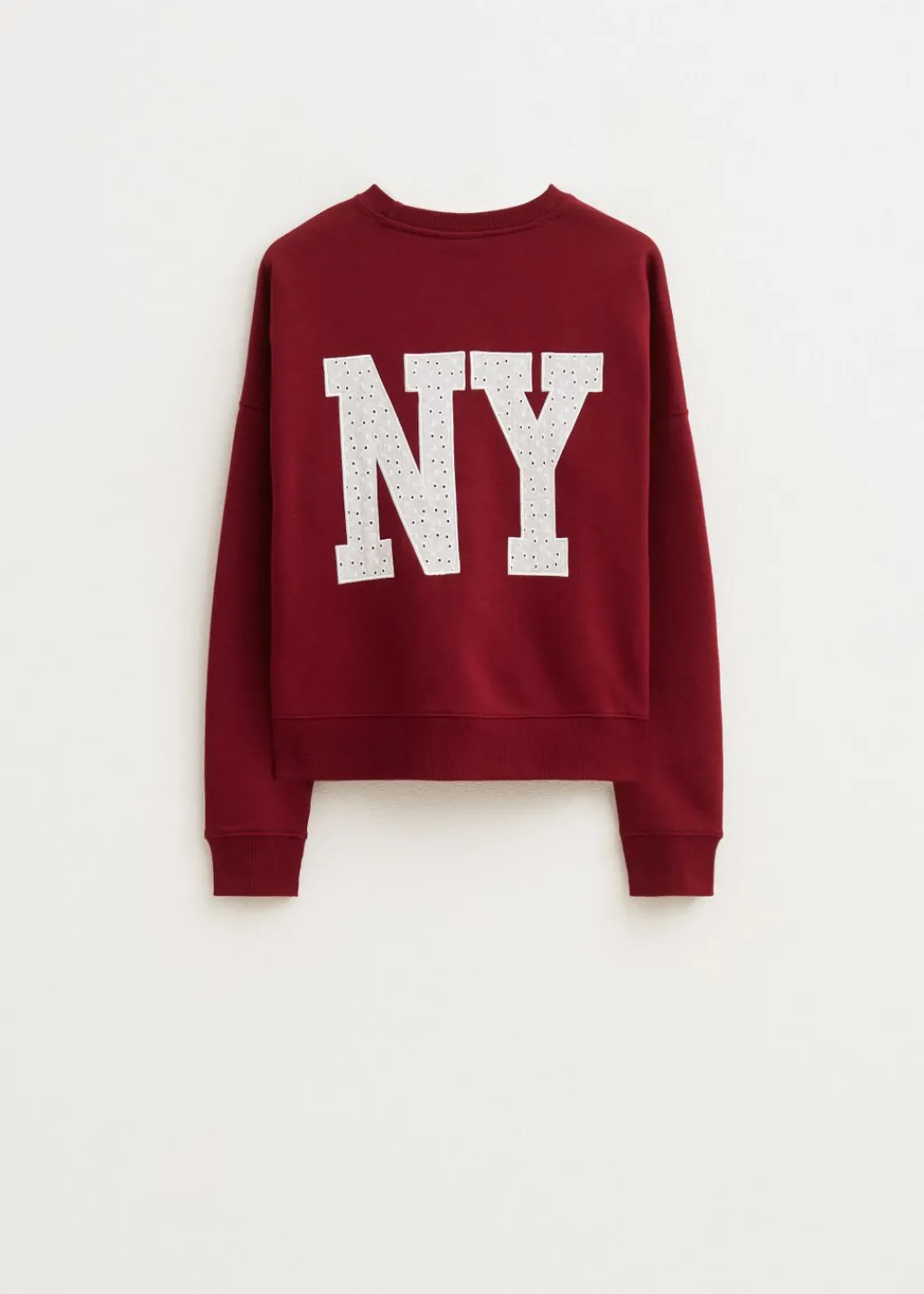 Sweaters En Hoodies<The Sting Sweater met broderie donkerrood