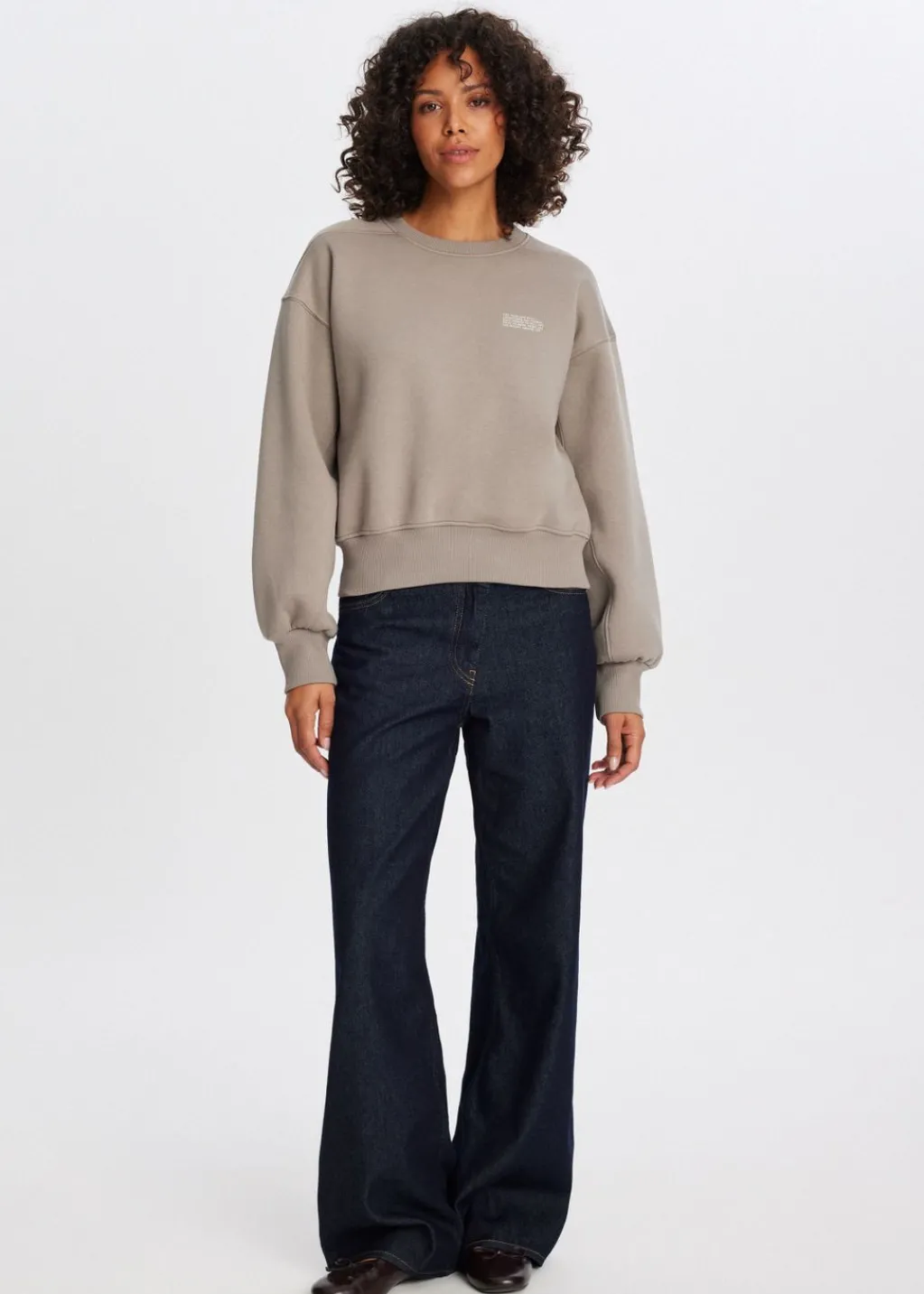 Sweaters En Hoodies<The Sting Sweater met collect print taupe, dark